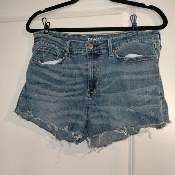 Denizen Levi High Rise Slim Crop Shorts size 12 w- 31 - Picture 1 of 4